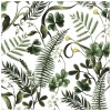 _xx_Serwetki papierowe Ferns and Green Leaves, 33 x 33 cm, 20 szt. - zdjęcie