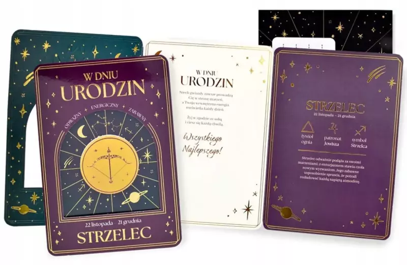Karnet DK-1449 Urodziny (znaki zodiaku, Strzelec), Passion