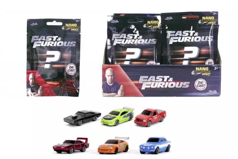 Jada Toys: Fast & Furious - Blind Pack Nano Cars 12 rodz. Jada Toys: Fast & Furious - Blind Pack Nano Cars 12 rodz.