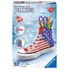 Puzzle 3D 108 elementów. Przybornik trampek. American Style - zdjęcie