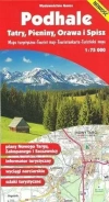 PODHALE TATRY PIENINY ORAWA I SPISZ MAPA 1:75 000 - zdjęcie