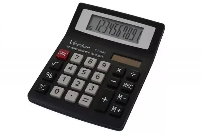 Kalkulator Vector KAV CD-1182 BLK