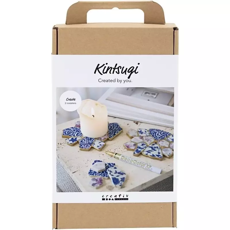 DIY Kintsugi Podkładki pod kubki DIY Kintsugi Podkładki pod kubki