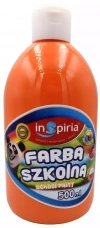 Farba szkolna pomarańczowa 500ml - zdjęcie