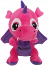 Maskotka Smok dinozaur Kraków różowy - 19cm - zdjęcie
