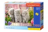 Puzzle 300 elementów. Trzy szare kotki - zdjęcie
