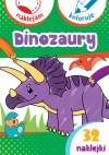 Dinozaury. Naklejam i koloruję - zdjęcie