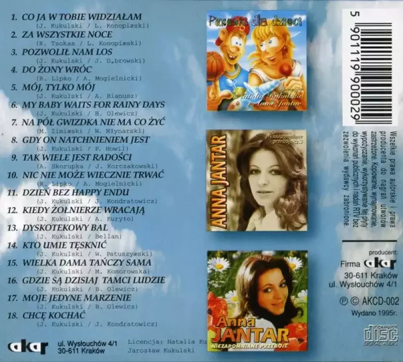 Niezapomniane Przeboje Cz. 2, CD Niezapomniane Przeboje Cz. 2, CD