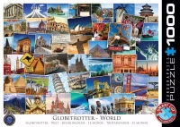 Puzzle 1000 elementów. Globtroter, świat, zdjęcie 3