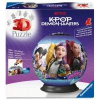 Puzzle 3D 72 elementy. Kula K-Pop Demon Hunters, zdjęcie 4