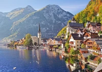 Puzzle 500 elementów. Hallstatt, Austria, zdjęcie 2