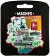 Magnes I love Poland Warszawa ILP-MAG-A-WAR-29 - zdjęcie