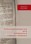 Późnośredniowieczne spisy wywołanych z Jawora i Świdnicy - zdjęcie