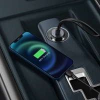 Ładowarka samochodowa Baseus Share Together 120W wieloportowa 2x USB-A + 2x USB-C - szara, zdjęcie 8
