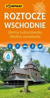 ROZTOCZE WSCHODNIE laminowana mapa turystyczna 1:50 000 COMPASS 2024 - zdjęcie