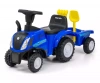 Jeździk traktor New Holland T7, niebieski - zdjęcie