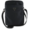Torba Guess Nylon Triangle Logo na tablet 10" - czarna - zdjęcie