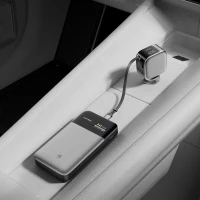 Ładowarka samochodowa Cuktech CC903P 100 W z wyświetlaczem i zwijanym kablem USB-C 70 cm - szara, zdjęcie 19