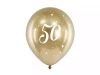 Balony Glossy 50-tka 30cm złote 6szt - zdjęcie