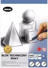 Blok techniczny A4/10K biały Premium - zdjęcie