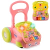 Chodzik edukacyjny z muzyką 2w1 RK-744 Ricokids różowy - zdjęcie