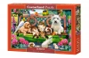 Puzzle 1000 elementów. Zwierzęta w parku - zdjęcie
