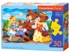 Puzzle 30 elementów. Złotowłosa i trzy misie - zdjęcie