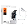 Folia Ochronna Spigen Neo Flex 3-Pack Apple Watch 6 / 7 / 8 / 9 / SE 1 / 2 / 3 (40 / 41 mm) Clear - zdjęcie