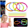 Bransoletki Opaski Fluorescencyjne Świecące W Ciemności Neon Stick 5 szt. - zdjęcie