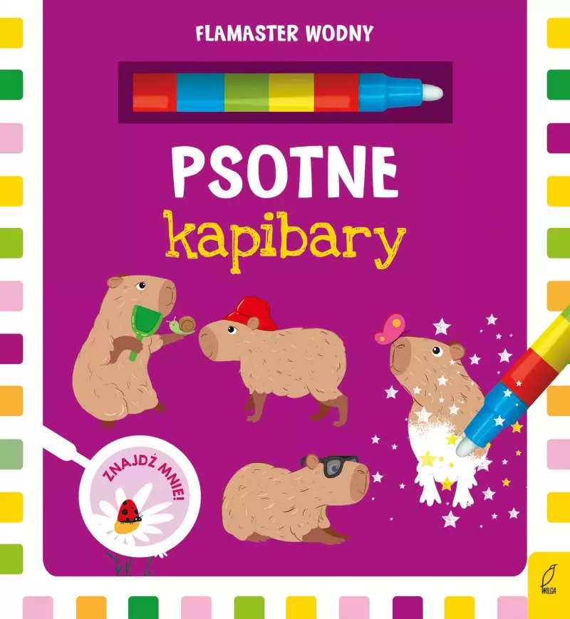 Flamaster wodny. Psotne kapibary Flamaster wodny. Psotne kapibary