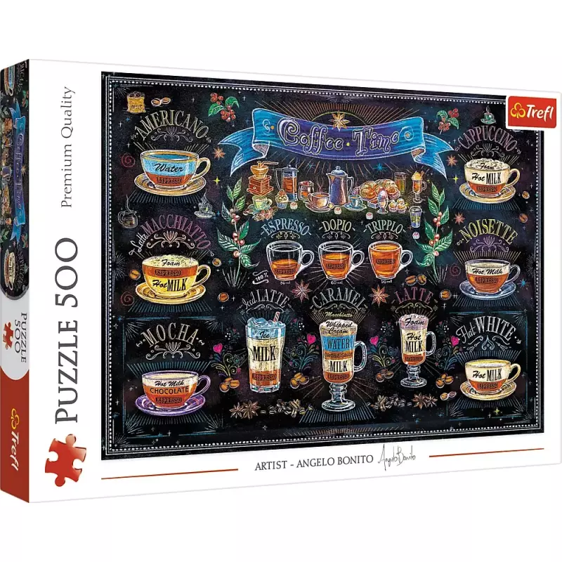 Puzzle 500 elementów. Czas na kawę Puzzle 500 elementów. Czas na kawę
