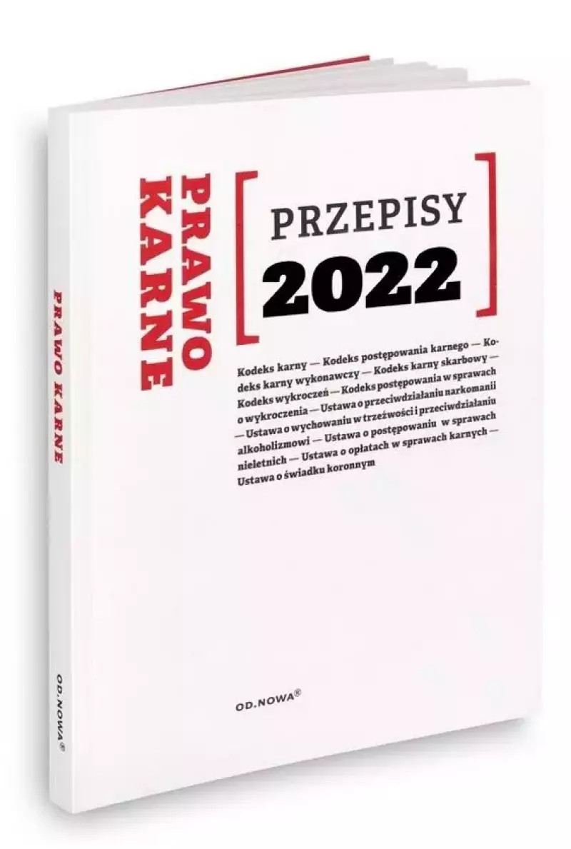 Przepisy 2022. Prawo karne Przepisy 2022. Prawo karne