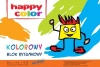 Happy color, blok rysunkowy, format A3, kolorowy - zdjęcie