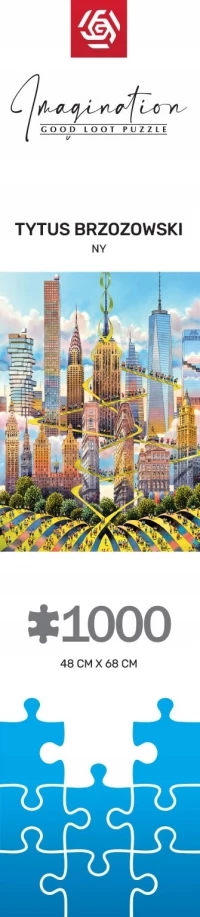 Puzzle Good Loot Imagination 1000 elementów Tytus Brzozowski Jork 5908305247999, zdjęcie 3