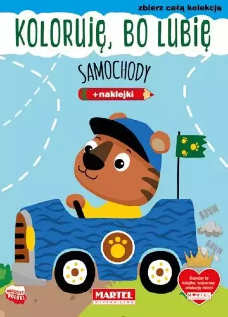 Koloruję, bo lubię. Samochody Koloruję, bo lubię. Samochody