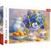 Puzzle 1000 elementów. Niebieski bukiet - zdjęcie