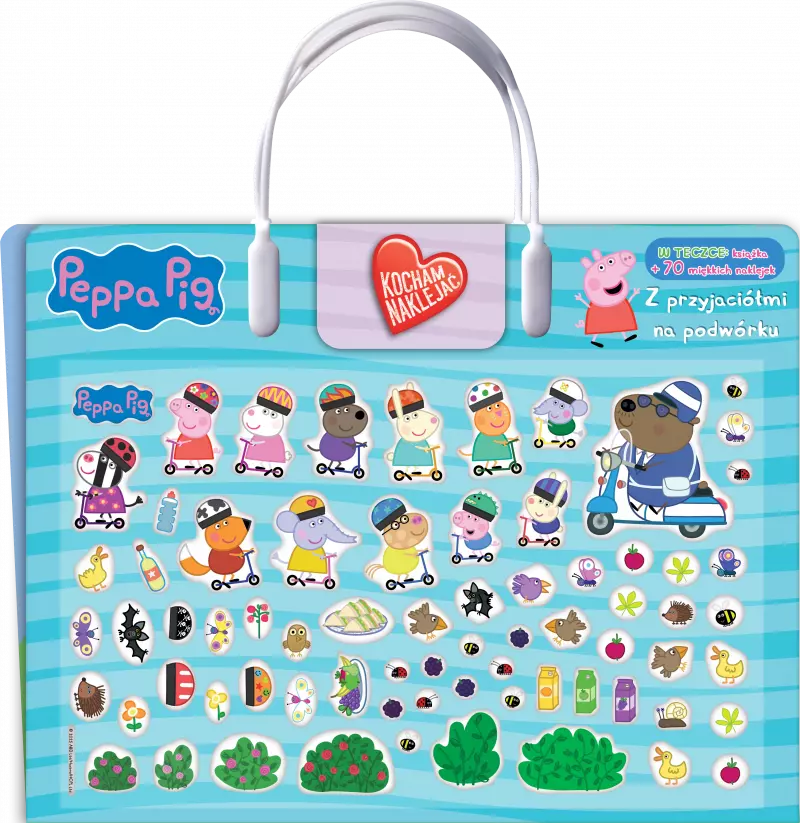 Peppa Pig. Kocham naklejać. Z przyjaciółmi na podwórku. Peppa Pig. Kocham naklejać. Z przyjaciółmi na podwórku Peppa Pig. Kocham naklejać. Z przyjaciółmi na podwórku. Peppa Pig. Kocham naklejać. Z przyjaciółmi na podwórku