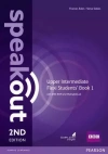 Speakout 2ed Upper-Intermediate Flexi Students' Book 1 with DVD-ROM MyEnglishLab - zdjęcie