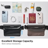 Spigen A620 Universal Waterproof Waist Bag Black, zdjęcie 7