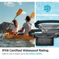 Spigen A620 Universal Waterproof Waist Bag Black, zdjęcie 4