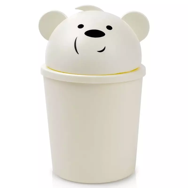 Kosz na śmieci miś kremowy 1,5 l Kosz na śmieci miś kremowy 1,5 l