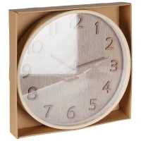 Zegar ścienny beżowy 38 cm, zdjęcie 10