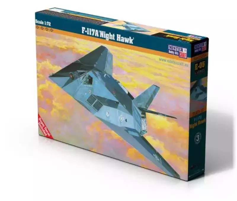 Samolot E05s F-117A 'Night Hawk', 1:72 Samolot E05s F-117A 'Night Hawk', 1:72