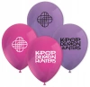Balony lateksowe fioletowe różowe urodzinowe K-POP Demon Hunters 28cm 8szt - zdjęcie