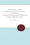 Medieval and Renaissance Studies, Number 1 - zdjęcie
