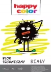 Blok techniczny A4, biały, mix wzorów - zdjęcie