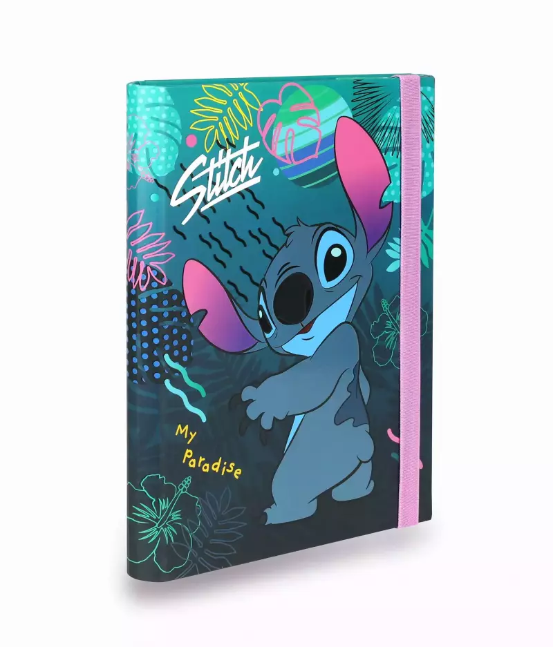 Teczka A5 przestrzenna z gumką Disney Core Stitch