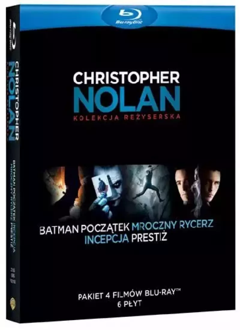 Kolekcja. Christopher Nolan, 6 Blu-ray