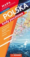 Mapa samochodowa Polski. Kody pocztowe. - zdjęcie