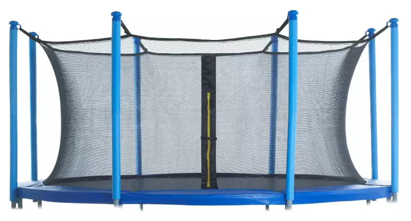Wewnętrzna siatka ochronna na trampolinę 10 ft 8 słupków 305 cm Wewnętrzna siatka ochronna na trampolinę 10 ft 8 słupków 305 cm